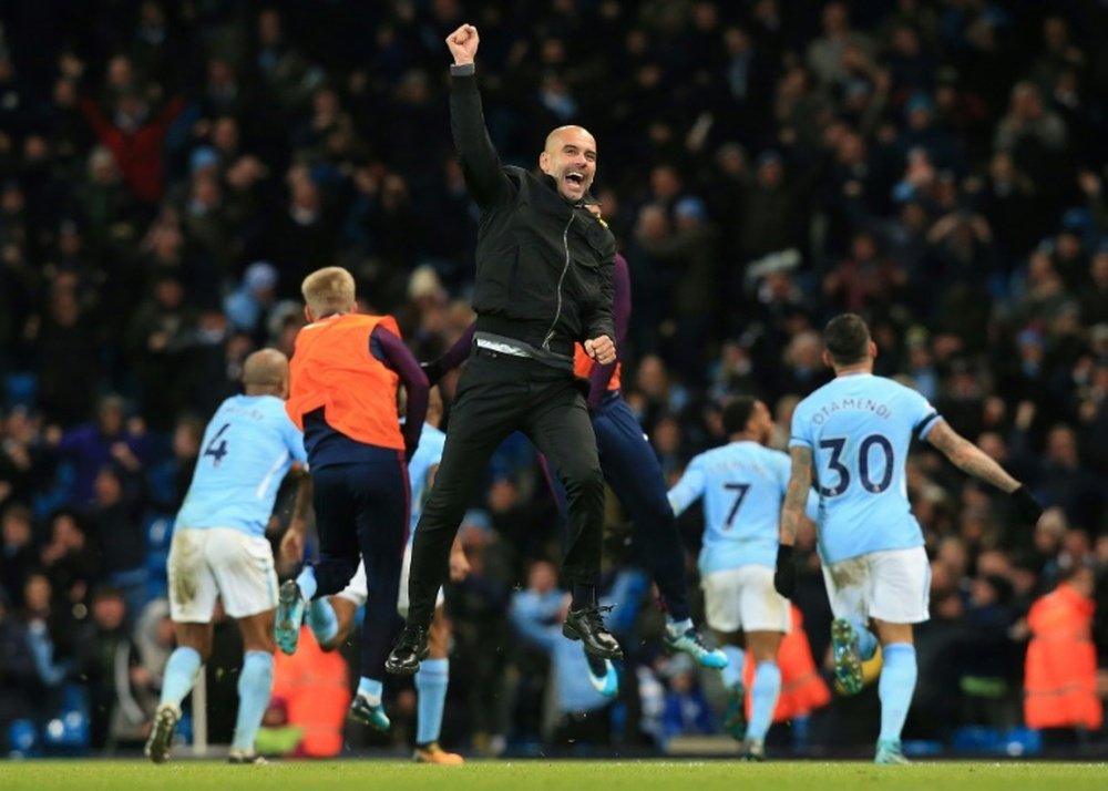City have swashbuckled their way to the title. AFP