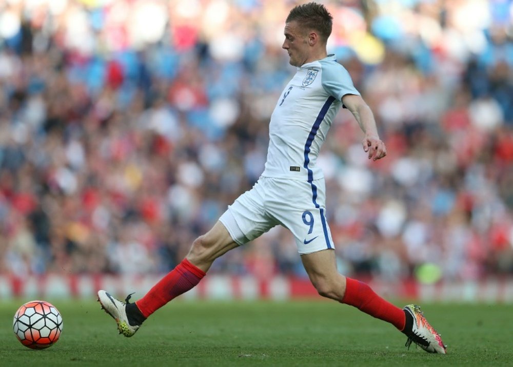 Jamie Vardy's rise to the England team. AFP