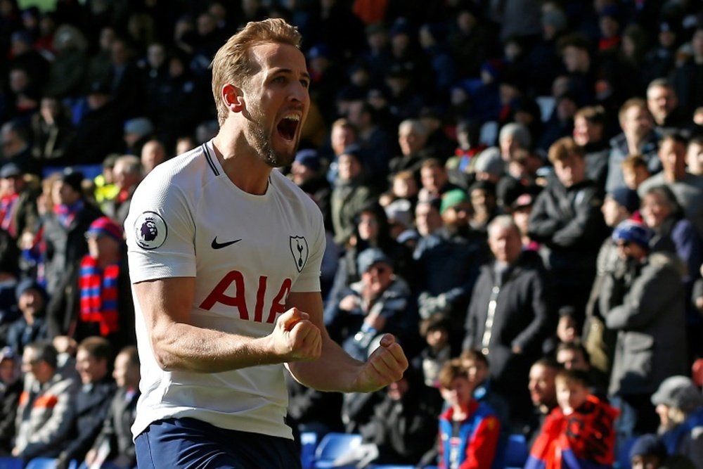 Kane finally broke the deadlock with a header in the 89th minute. AFP