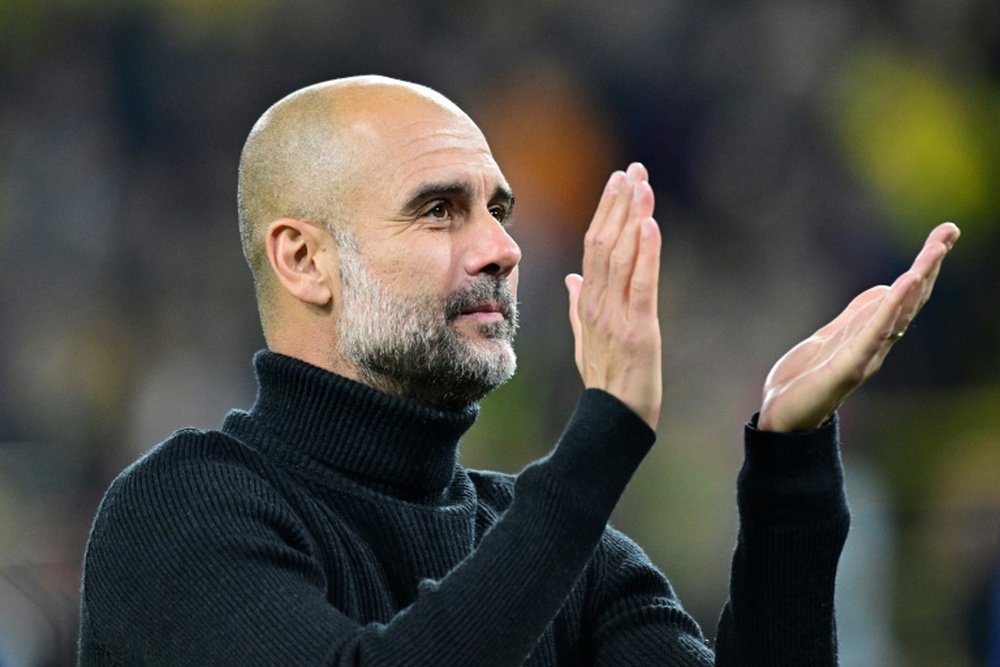 Guardiola praised De Buyne after beating Leicester. AFP
