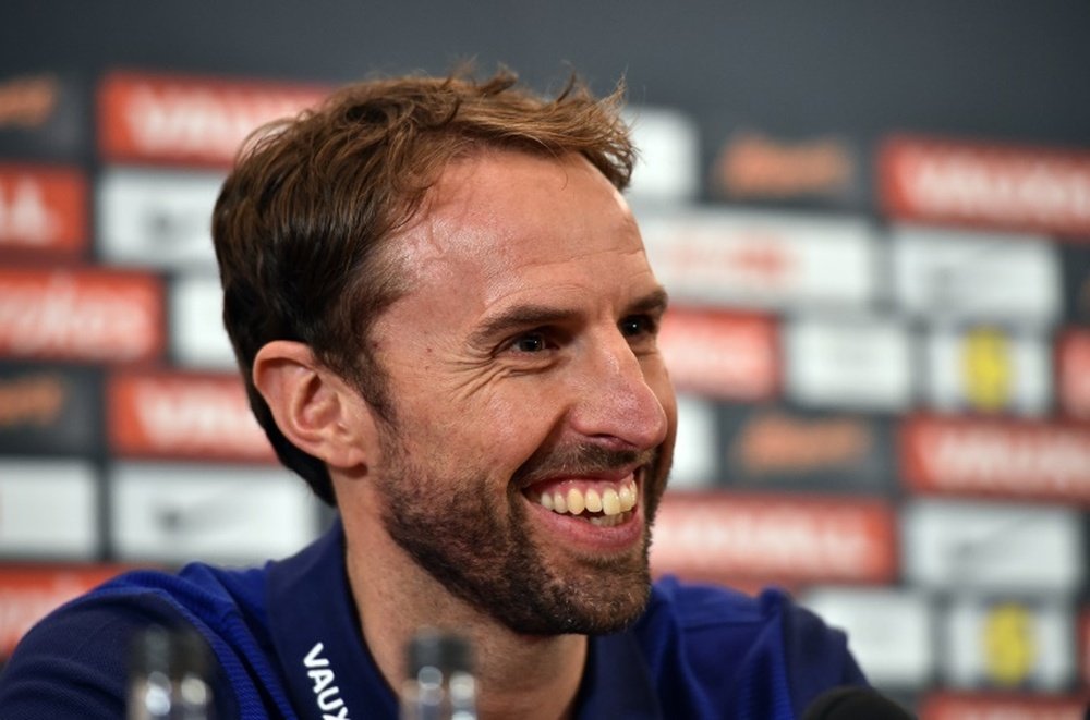 Southgate's future is uncertain. AFP