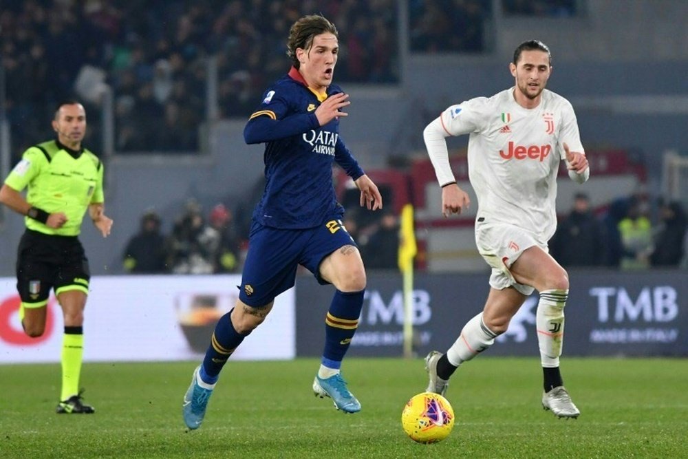 Prolonger Zaniolo et Pellegrini, les deux priorités de la Roma. AFP