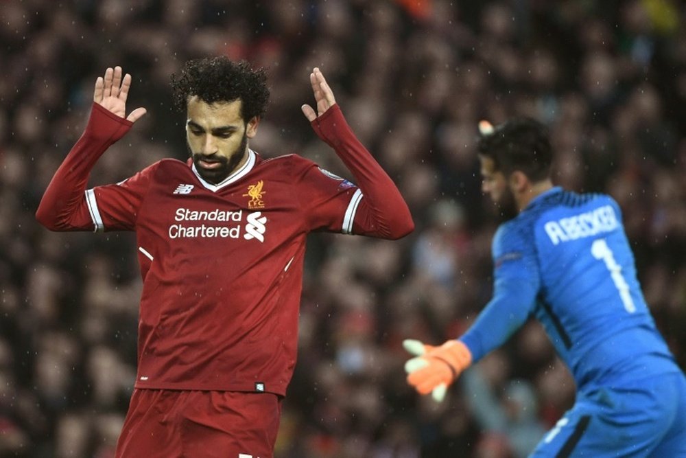 Salah sueña con el Balón de Oro. AFP