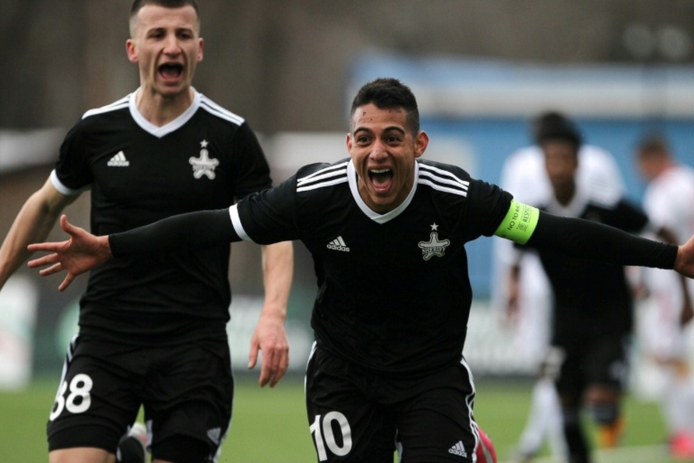 Castañeda es el jugador clave del Sheriff. AFP