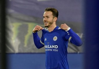 Leicester would sell Maddison. AFP