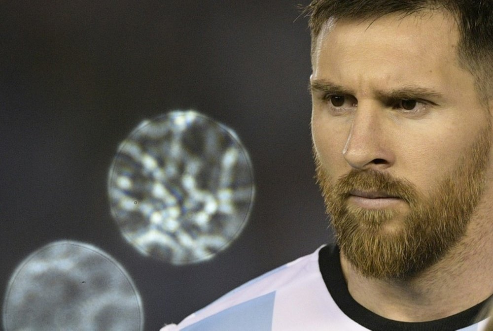 La sanción de Messi está dando mucho de qué hablar. AFP