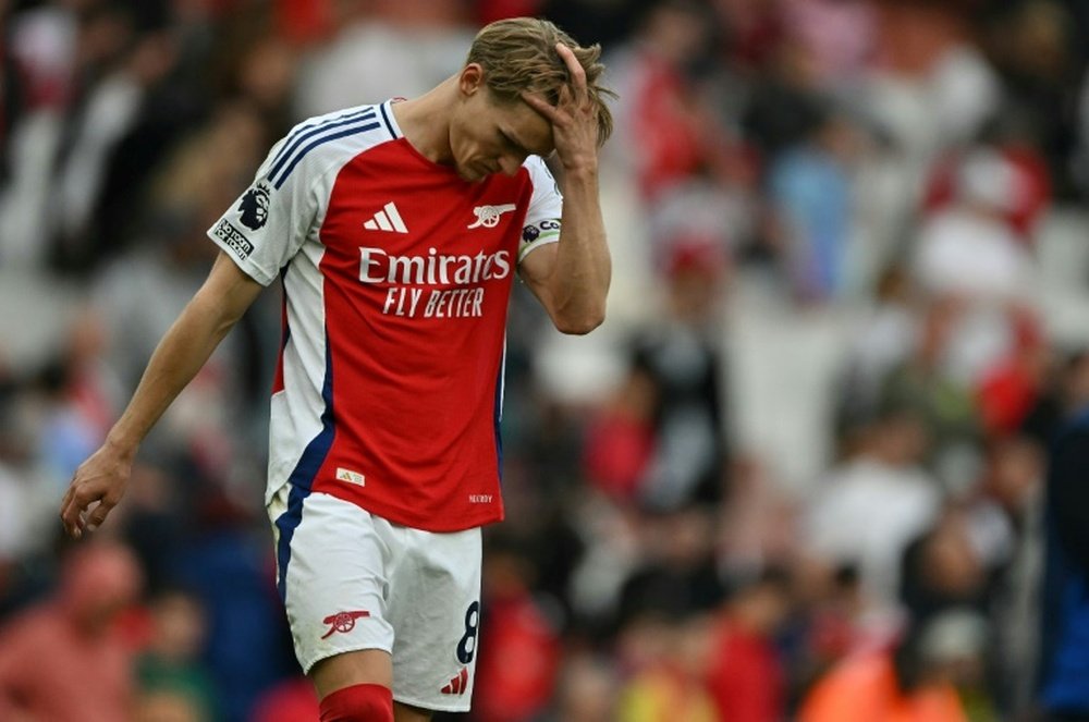 Les déclarations post-match d'Odegaard. AFP