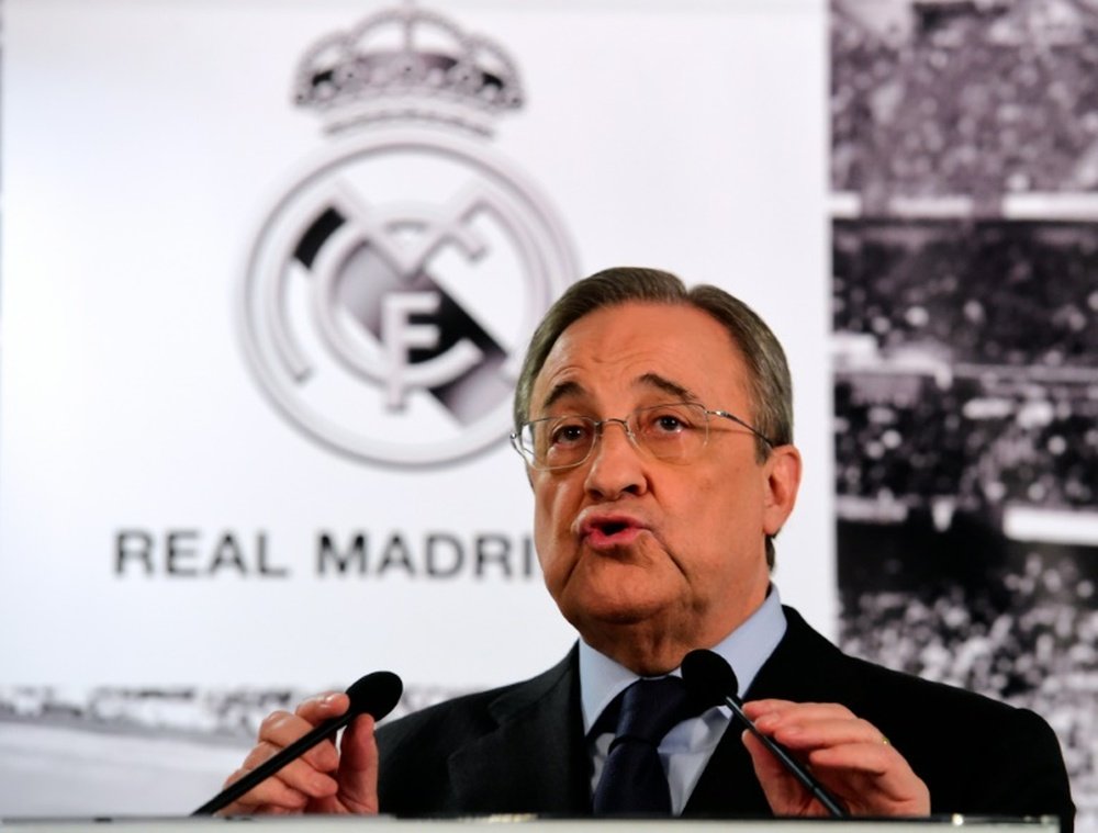 Real Madrid president Florentino Perez says the European champions have a spectacular squad. AFP