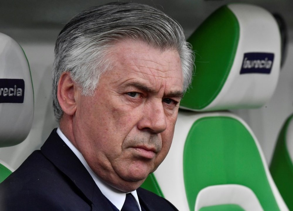 Ancelotti veut deux recrues de renom pour Naples. AFP