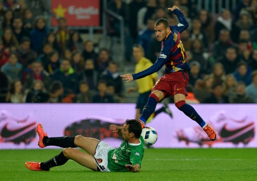 El Barcelona ha dado la carta de libertad a Sandro Ramirez. Archivo/EFE/AFP