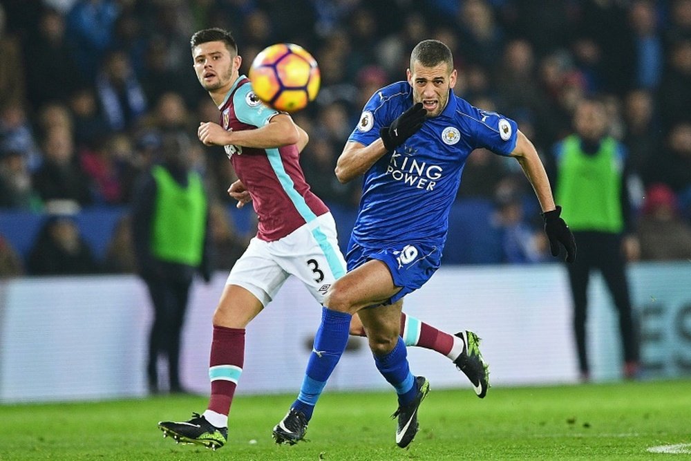 Slimani has reportedly agreed to come to St. James Park on loan. AFP
