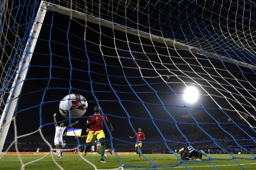 La Guinée, battue en 8ème de la CAN. AFP