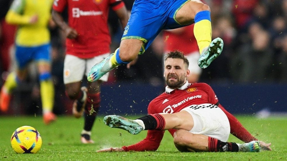 Shaw released a statement on IG following a recent injury setback. AFP