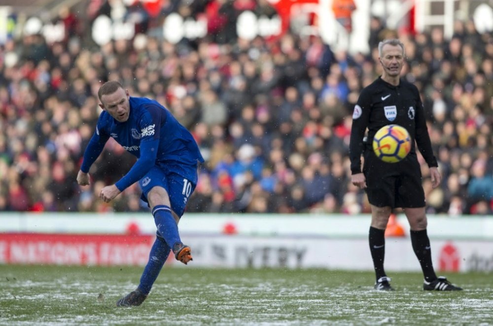 The 32-year-old left United for Everton in 2017. AFP