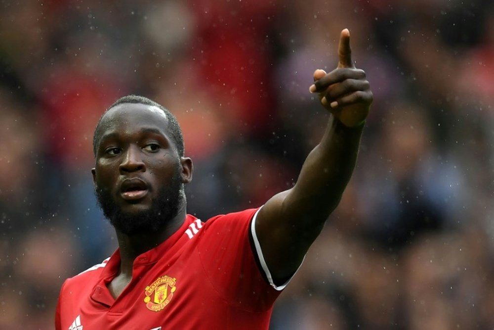 Lukaku has denied holding an excessively loud party. AFP