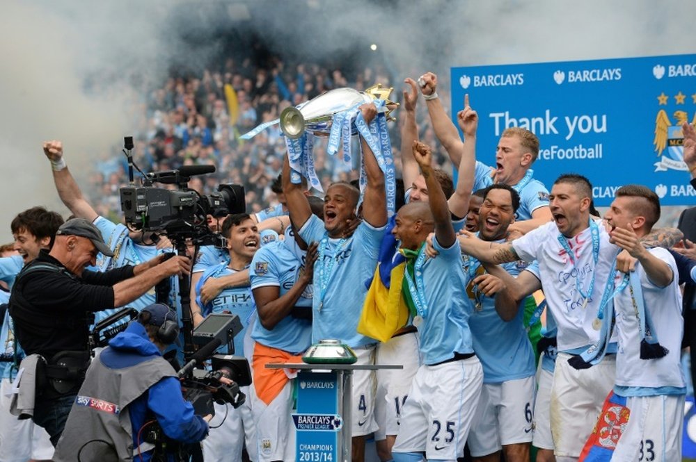 City last won the Premier League title in the 2013-14 season. AFP