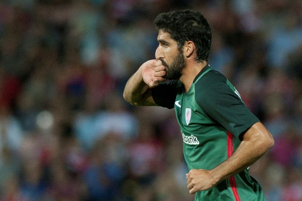 Raúl García hizo su mejor temporada de cara al gol como 'colchonero'. AFP