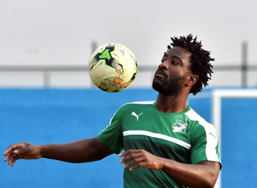 Wilfried Bony en 2017. AFP