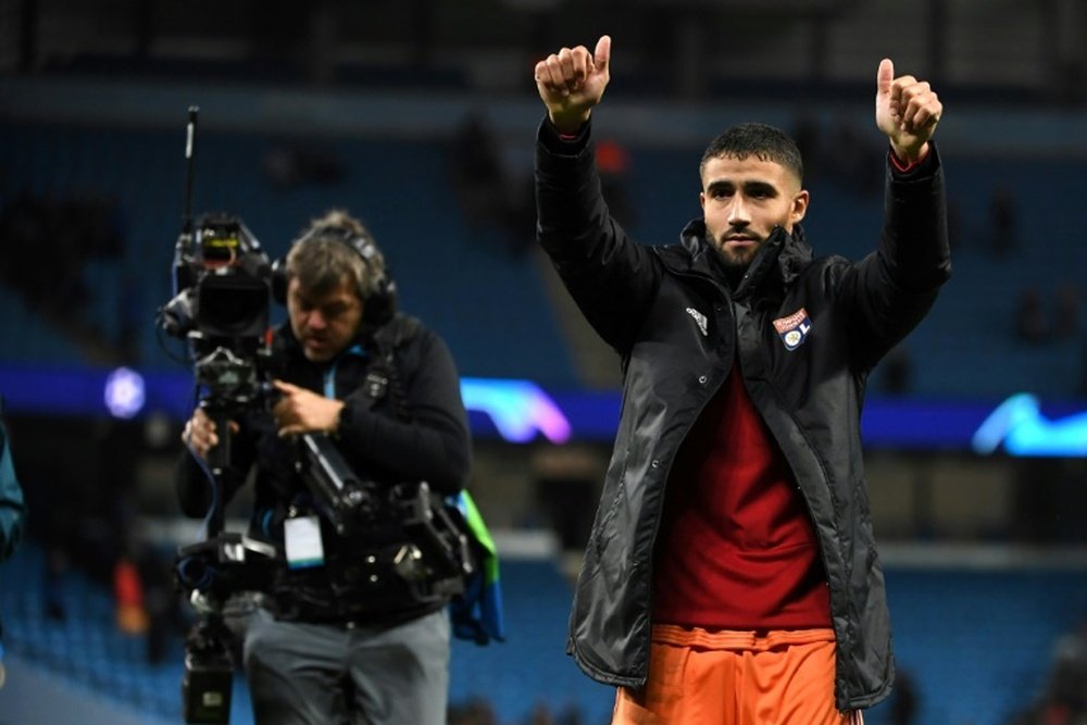 Fekir, la gran joya del Olympique de Lyon. AFP