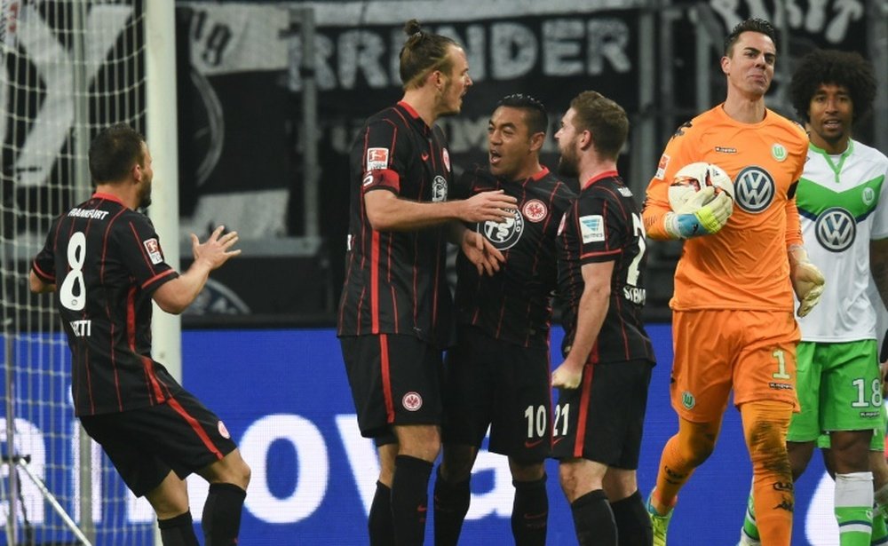 Marco Fabián llegó el pasado mes de enero a la Bundesliga y está siendo clave en el Eintracht. EFE