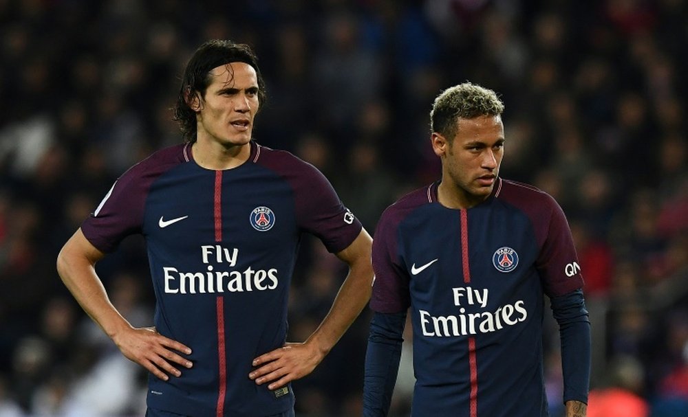 Cavani is reportedly ready to leave PSG. AFP