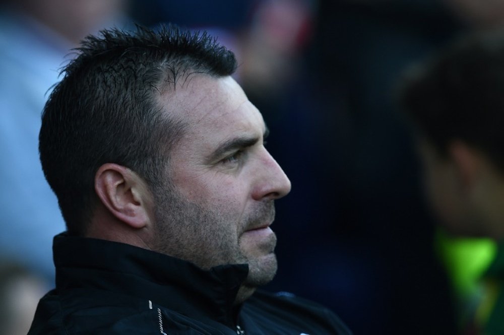 Unsworth's side late in three late goals at Goodison Park. AFP