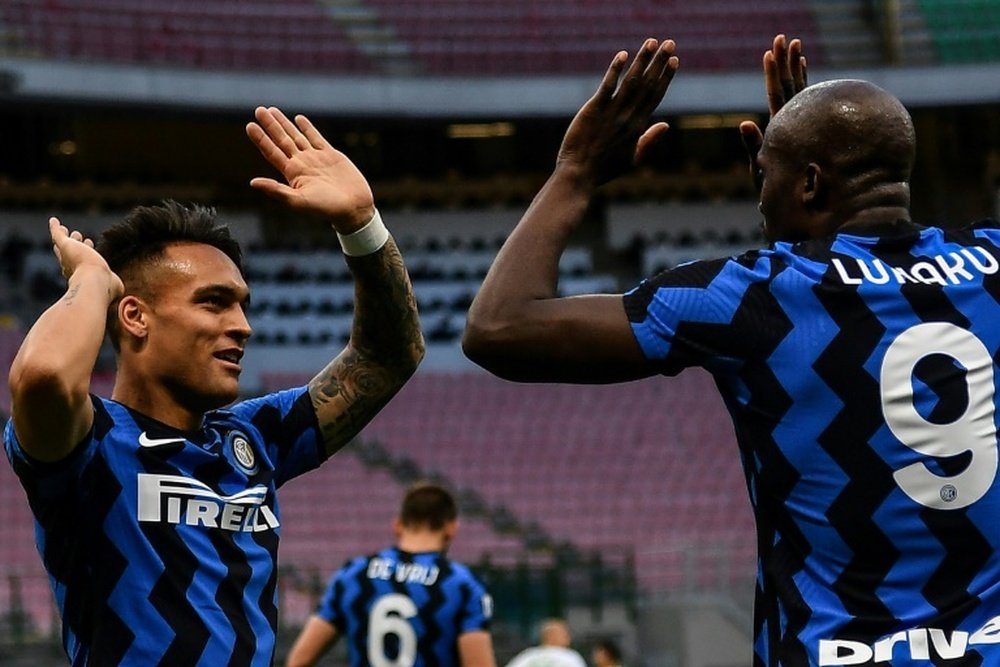 L'Inter rêve de réunir Lautaro, Lukaku et Dybala. afp