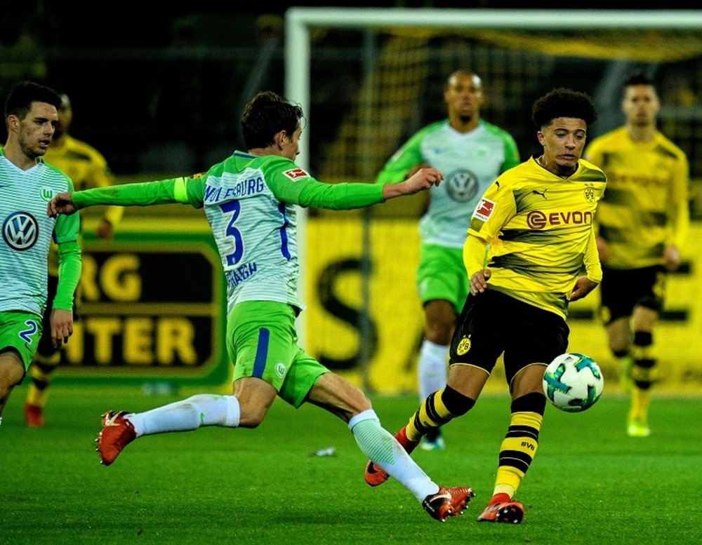Sancho joined Dortmund in 2017. AFP