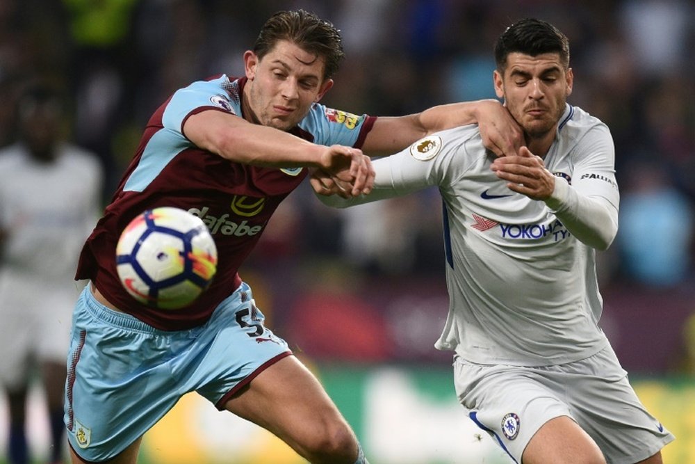 Morata again struggled against Burnley. AFP