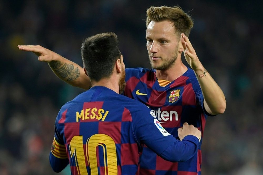 Rakitic analizó el triunfo del Barça. AFP