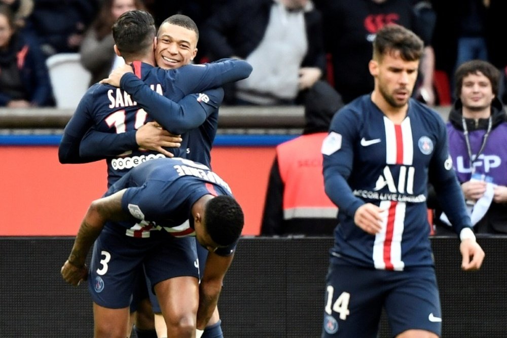 Sarabia repasó su gran temporada en el PSG. AFP