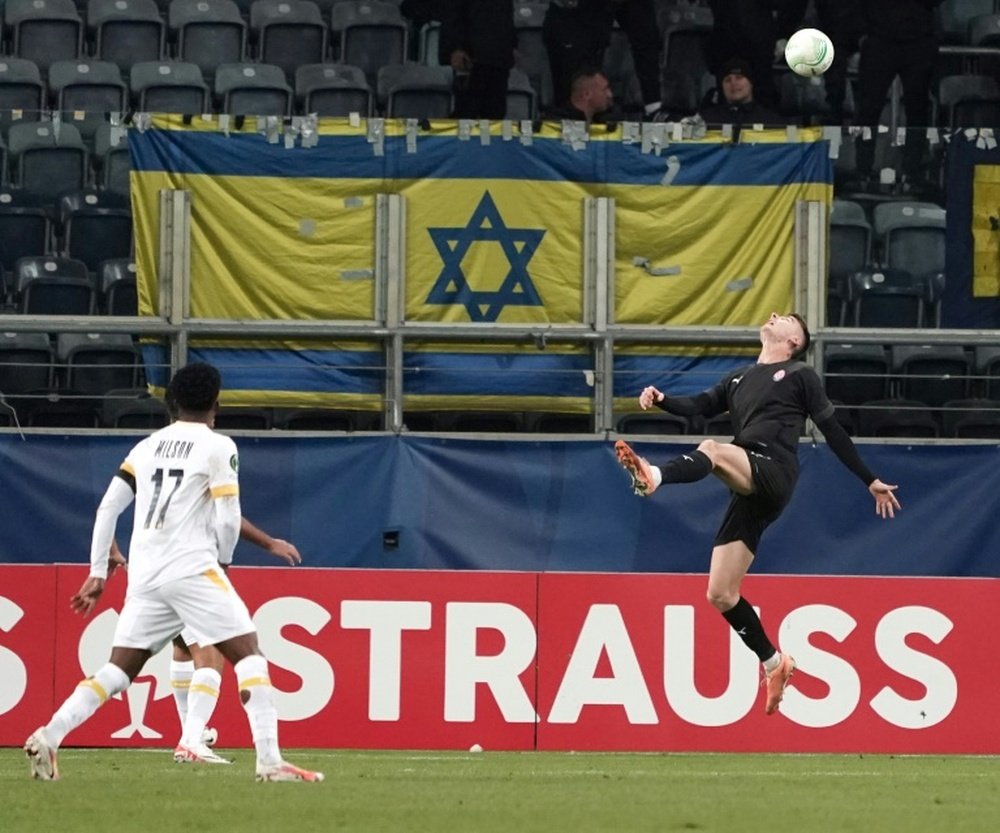 Maccabi Tel Aviv y Zorya Luhansk disputarán el partido aplazado de Conference League. AFP