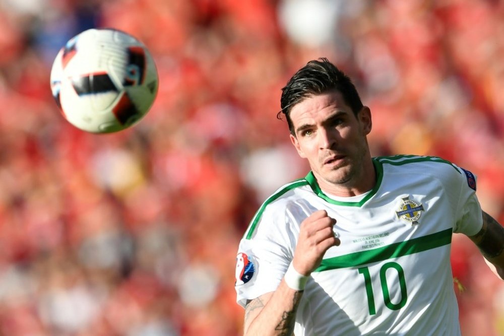 Lafferty is a Northern Ireland international. AFP