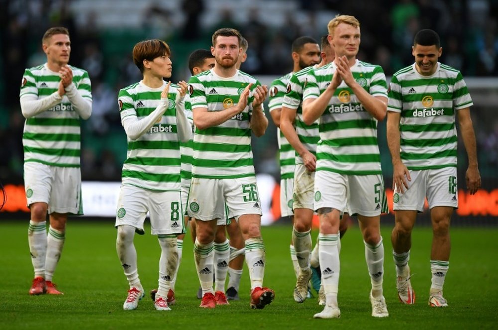 El Celtic está a cuatro puntos del liderato. AFP