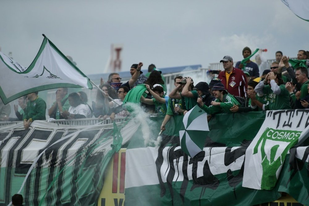 The Cosmos are one of the most iconic club football brand in US soccer. AFP