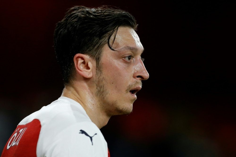 Ozil has falled out with Arsenal boss Unai Emery. AFP