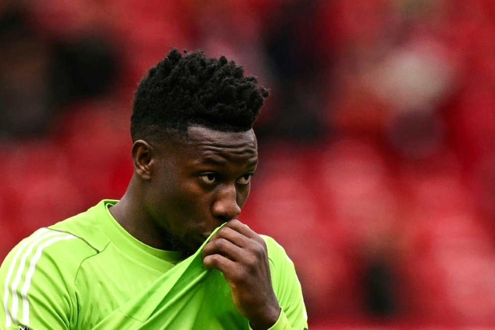 Andre Onana spoke about Manchester United's injured players. AFP