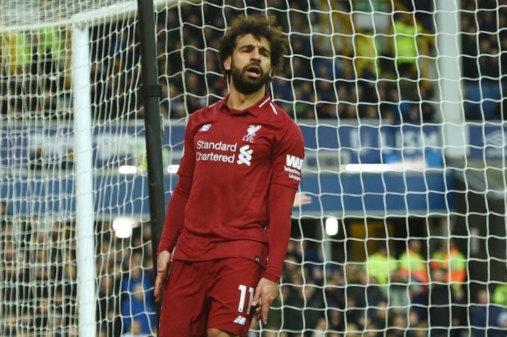 Mohamed Salah wasted good opportunities to break the deadlock. AFP