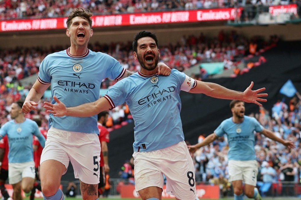 Ilkay Gundogan is due to become a new Manchester City player on Thursday. AFP