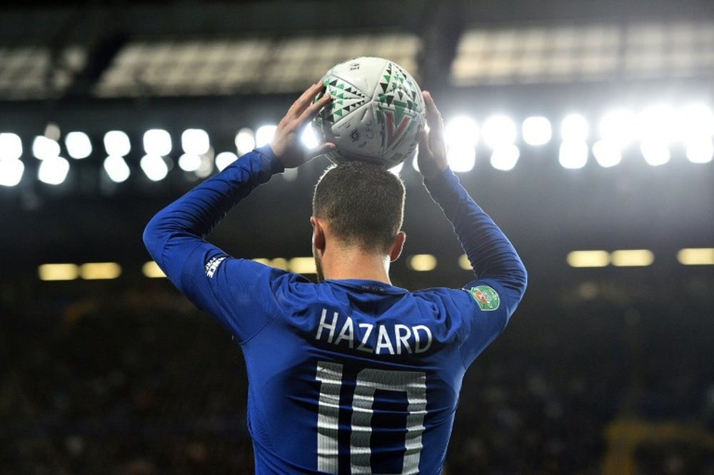 Hazard gave his favourite to win the Ballon d'Or this year. AFP