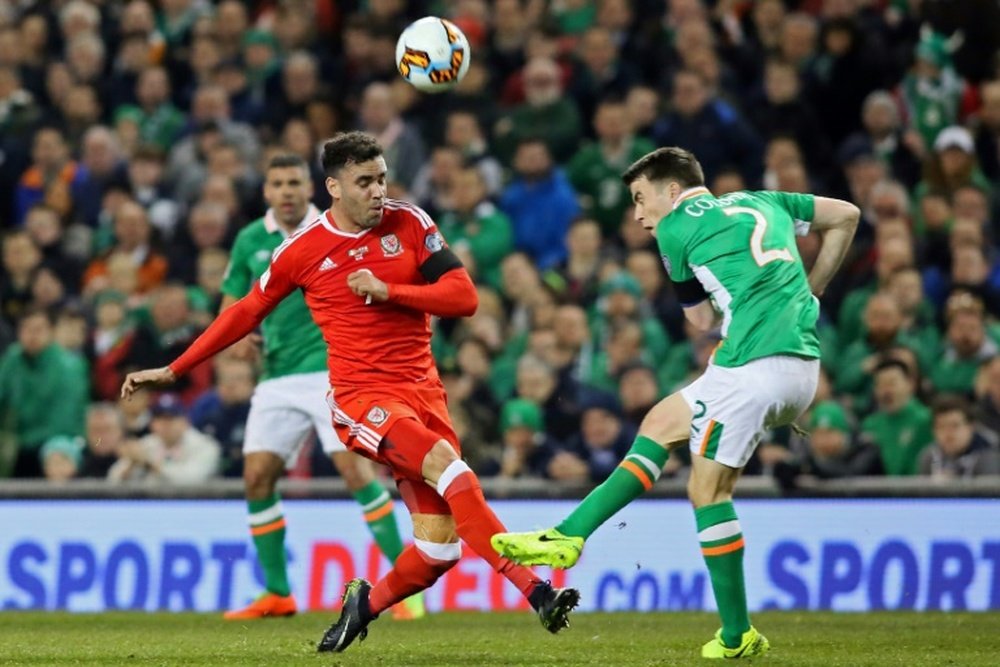 Wales's striker Hal Robson-Kanu scored for his side West Brom. AFP