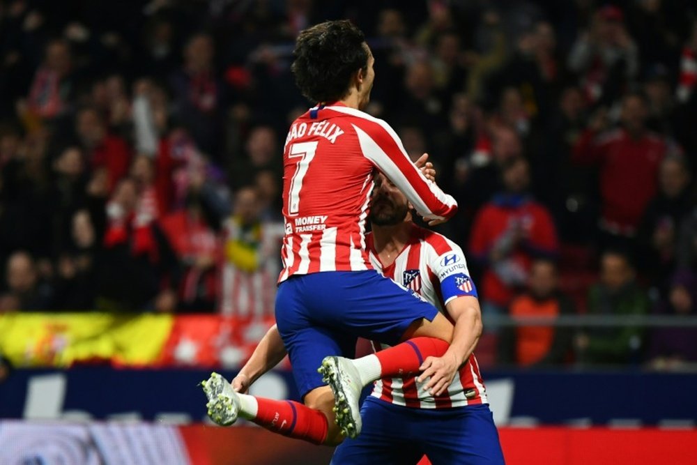 Joao Félix marcó ante el Villarreal y apunta a titular ante el Espanyol. AFP