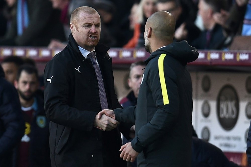 Klopp: Dyche compares to Guardiola. AFP