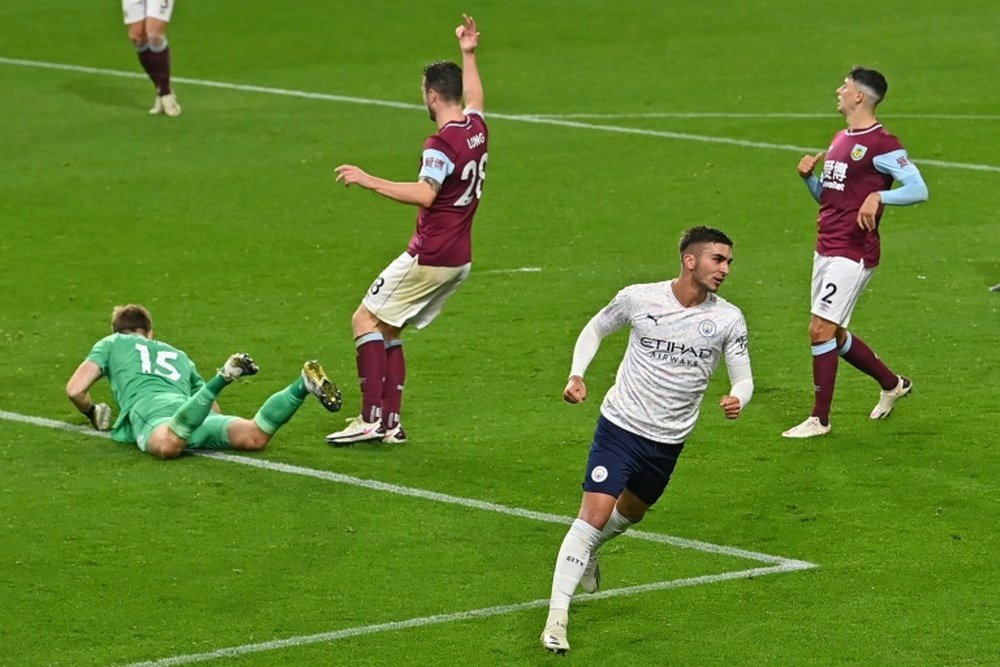 Man City booked their place in the Carabao Cup last eight with victory over Burnley. AFP