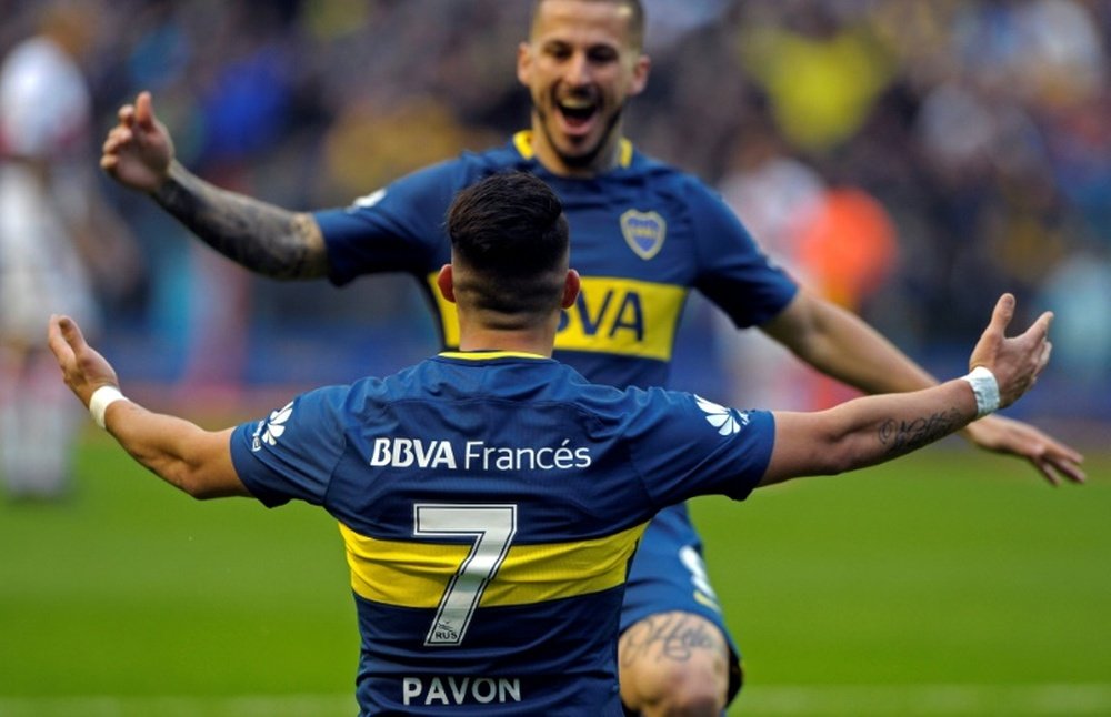 Pavón, en la cúspide de las cláusulas más altas. AFP