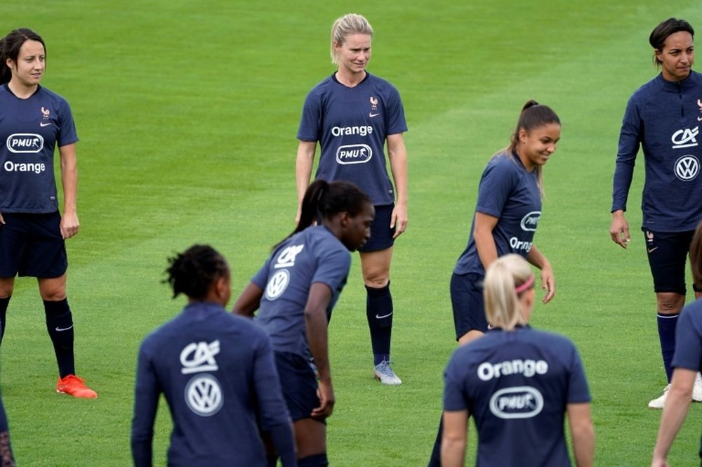Les compos probables du match de Coupe du monde féminine entre la France et la Corée du Sud. AFP