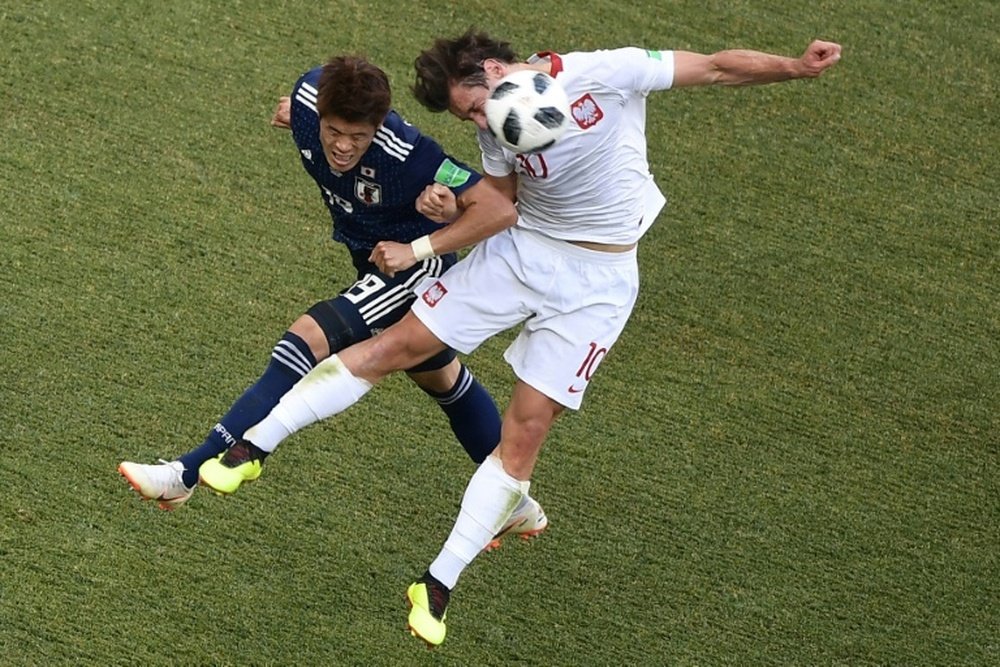 Japan have faced an angry backlash for their choice of tactics. AFP
