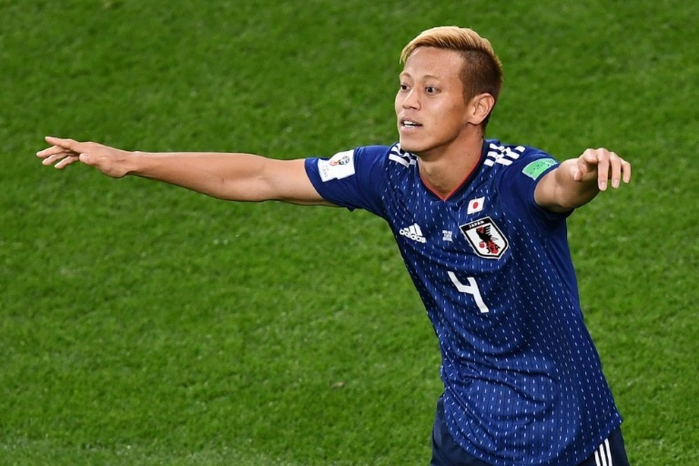 Honda demande à Manchester United de le recruter sur Twitter. AFP