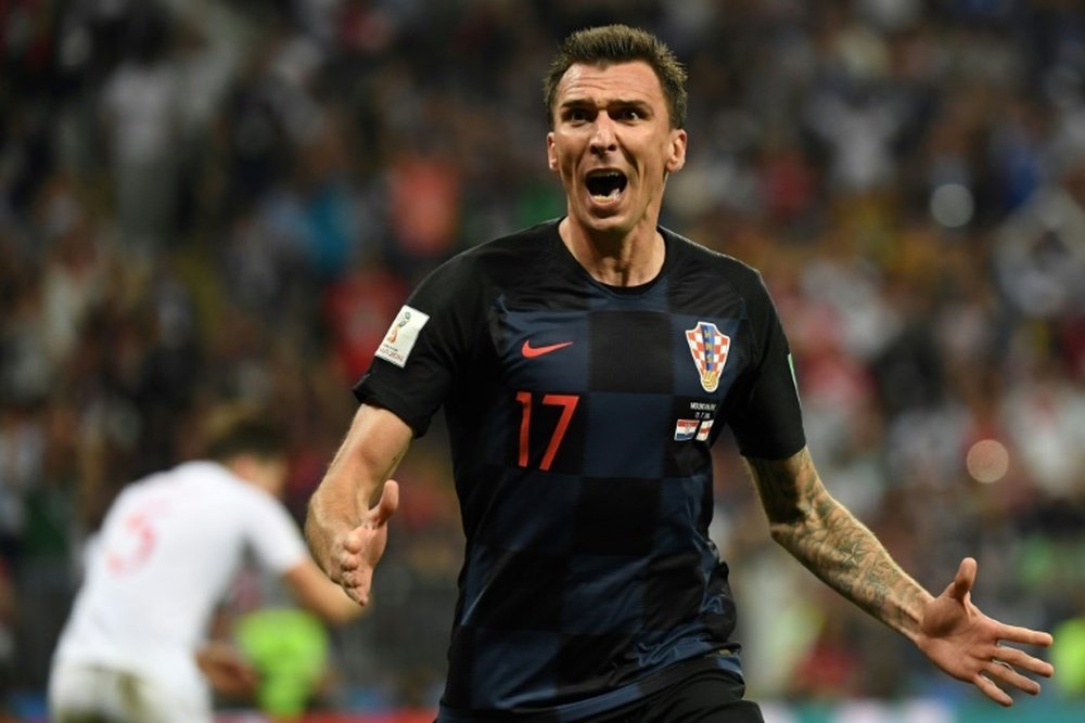 Mandzukic's extra-time goal secured Croatia a historic final berth. AFP