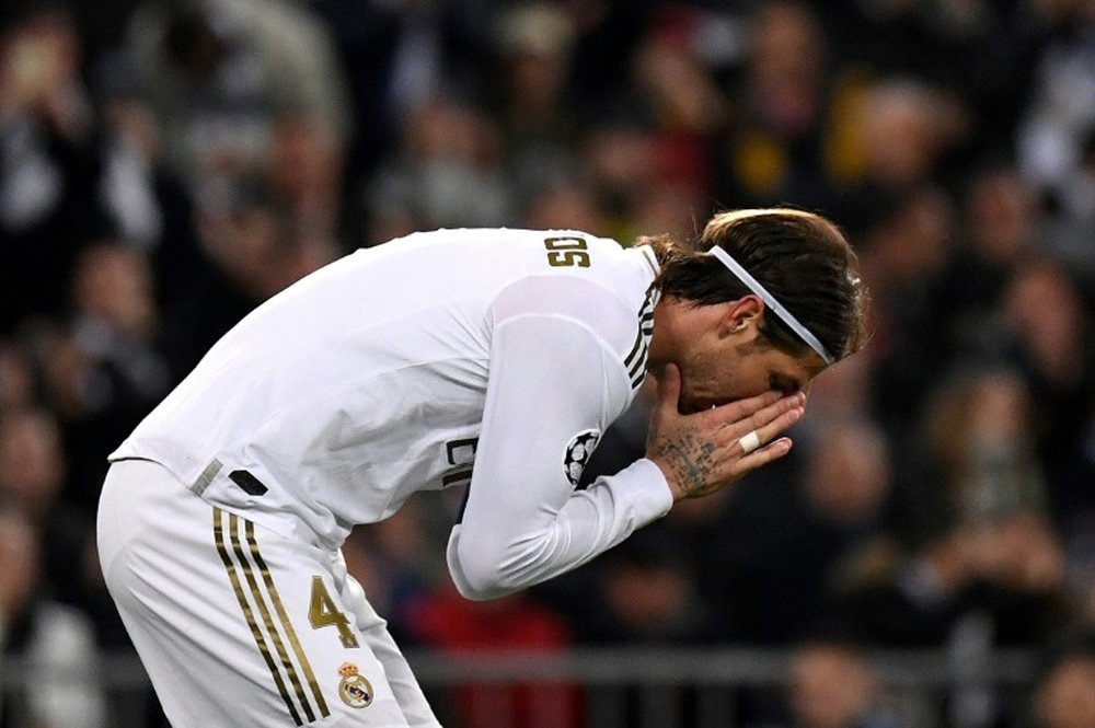 Sergio Ramos is out of the Champions League opener. AFP